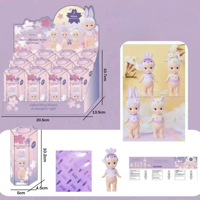 

2025 Original Angel Night Cherry Blossom Series Cherry Blossom Limited Editions Blind Box Ornaments Cute Mystery Surprise Toys