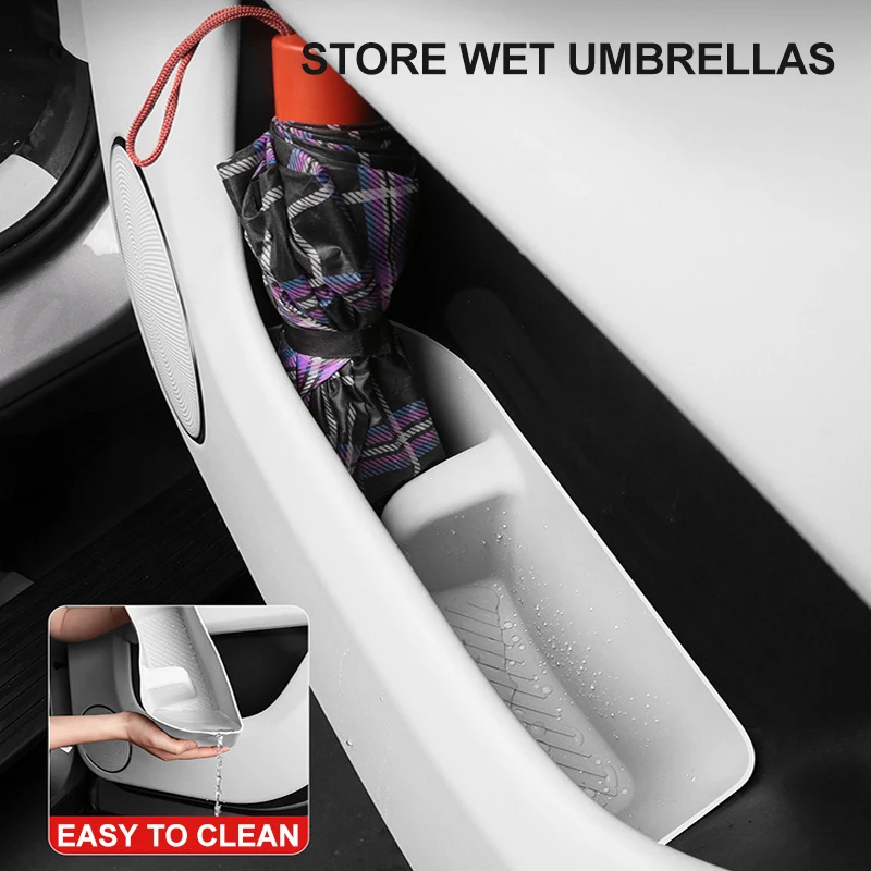 

4pcs Front Rear Door Side Armrest Handle Storage Tray Box Pad Container For LiXiang L9 L8 L7 L6 Interior Organizer Accessories