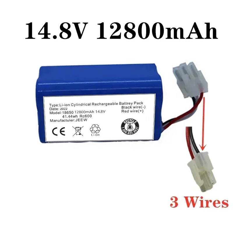 

New Battery for ICLEBO ARTE YCR-M05 POP YCR-M05-P Smart YCR-M04-1 Smart YCR-M05-10 YCR-M05-30 YCR-M05-50 Li-Ion 14.8V 12800mAh