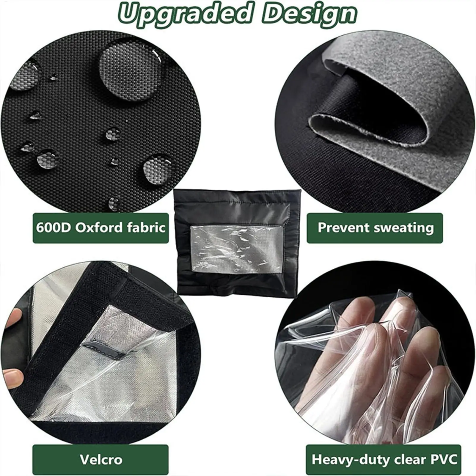 خرطوم سقي الموقت حامي خرطوم الحديقة الموقت درع مع نافذة أمامية واضحة حماية من الأشعة فوق البنفسجية قماش أكسفورد الري في الهواء الطلق #5