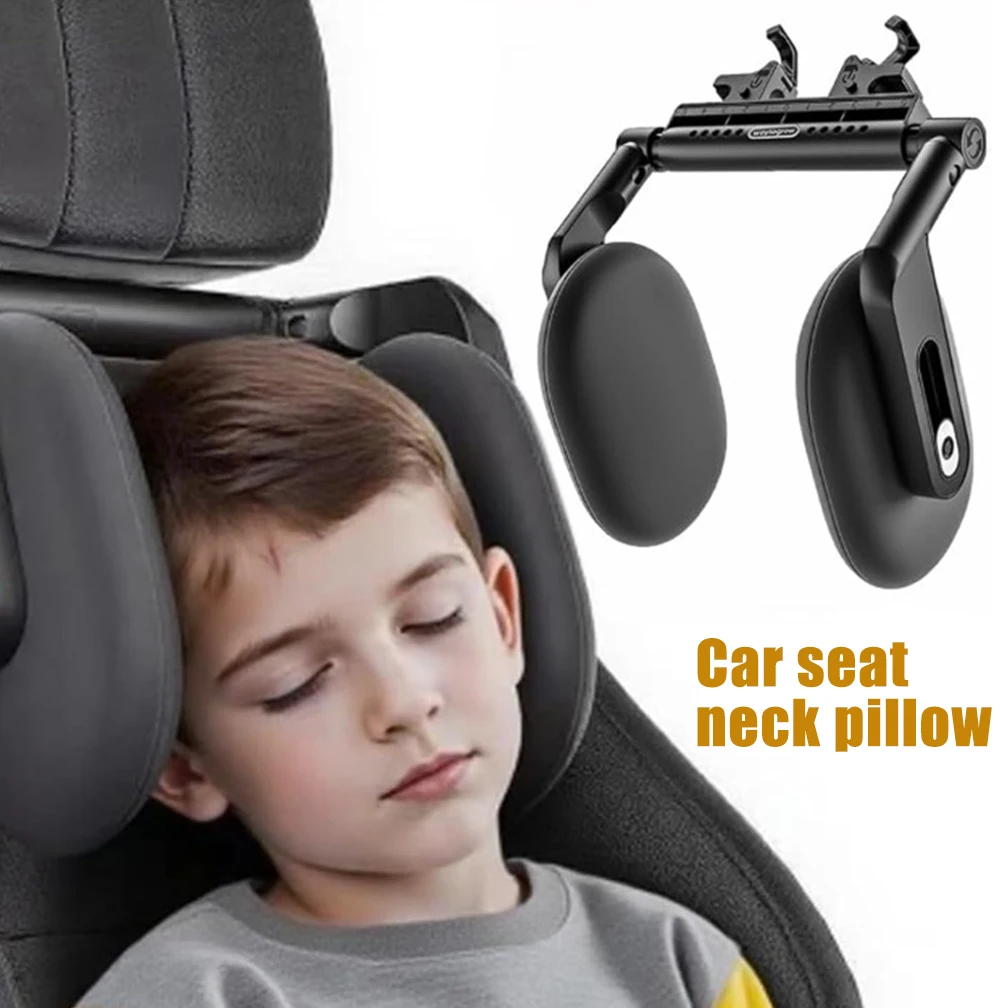 Ergonomic Cervical Neck Support Pillow Floating Mechanical Adjustable Car Headrest Multifunctional Auto Seat Head Pad Universal