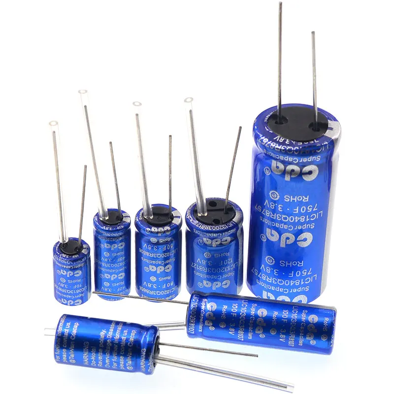 Farad capacitor lithium-ion capacitor 3.8V 10F/20F/40F/70F/80F/100F/120F/250F/500F/750F and other supercapacitors D-type