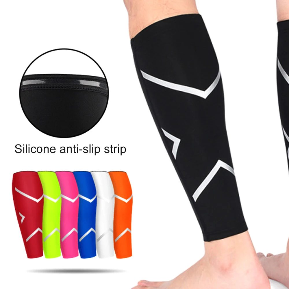 

Leg Compression Sleeve, Calf Support Sleeves Legs Pain Relief for Men Women Comfortable and Secure Footless Socks for Running