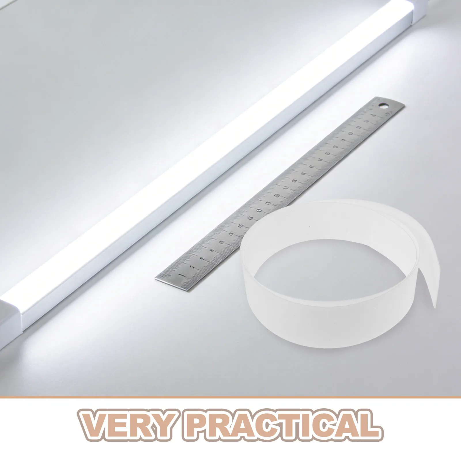 Obrázek 6: Pružné difusor aršík pro LED stáhnout světel 0.8mm štíhlý profil uniforma lehký disperze upevnit hustý povrch moderní domácí úřad