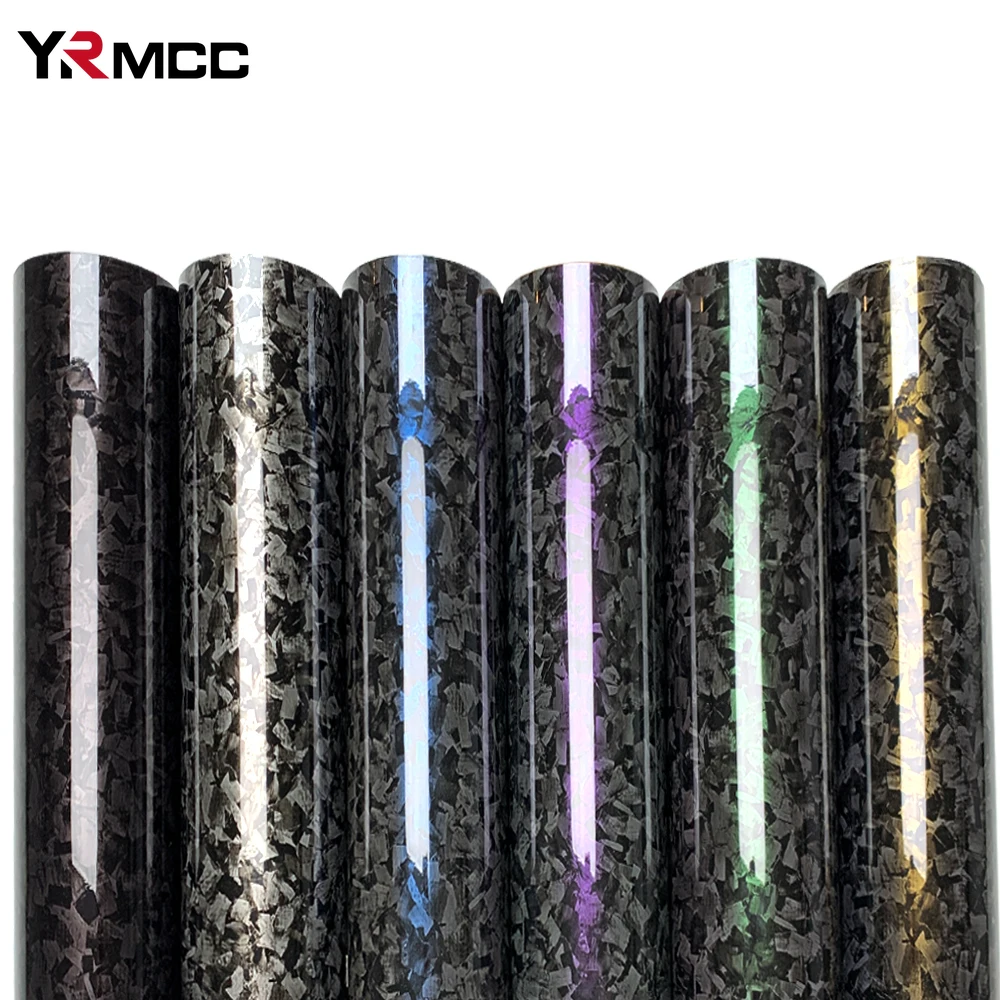 Forged Carbon Fiber Vinyl Wrap Glossy Car Sticker Vinyl Auto Tuning Waterproof Adhesive Motorcycle Stickers for Cars Accessories