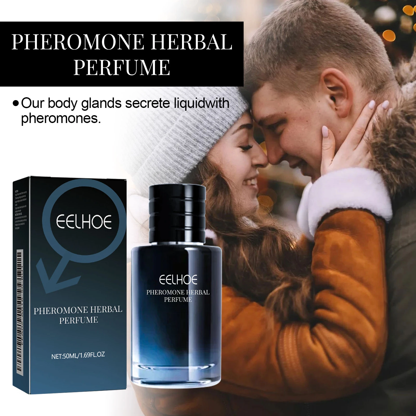 

EELHOE pheromone herbal men's perfume, long-lasting release of charming charm