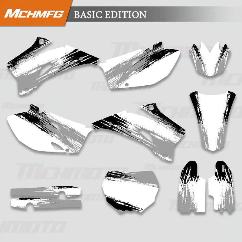 ﻿ MCHMFG Custom Team Motorcycle Graphics Decal Stickers Kits For YAMAHA  YZF 250 450 2006 2007 2008 2009