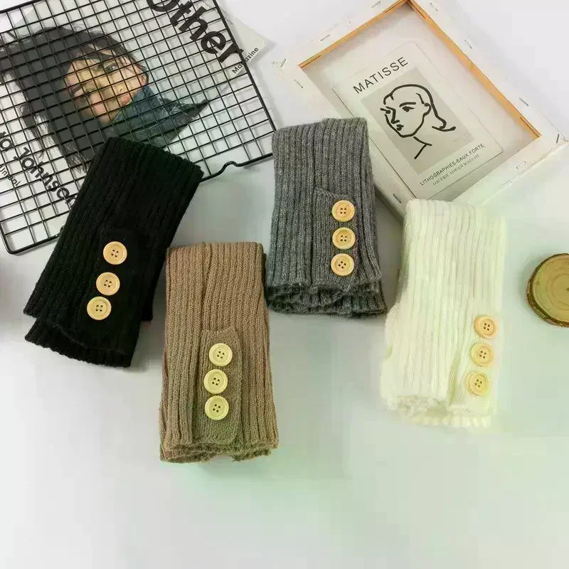 Y2k Winter Beinwärmer Flauschige Goth Accessoires Gothic Lolita Stricken Lange Socken Damen Beinwärmer Lady Socke Gothic Stilvolle Legging