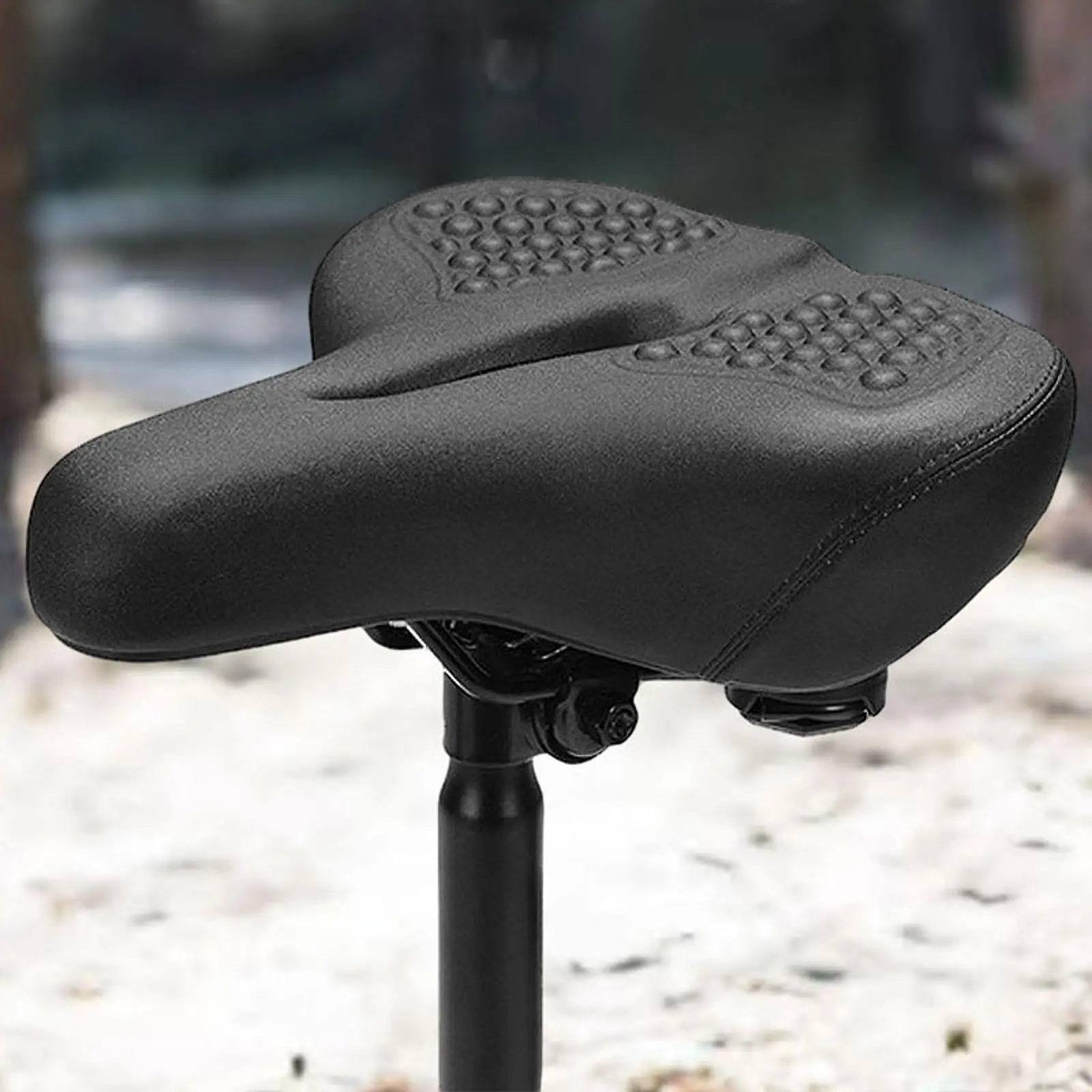 

Седло, амортизирующее, стационарное, для велосипеда, водонепроницаемое, для езды на велосипеде, из искусственной кожи, простая сборка, комфортное сиденье для велосипеда, подушка для сиденья