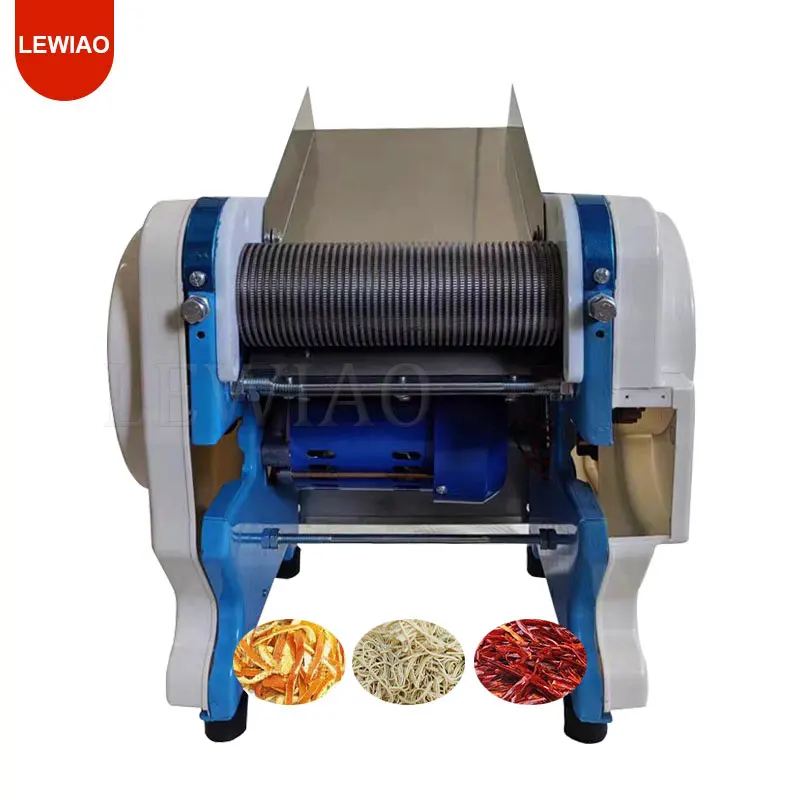 

Commercial Vegetable Shredder Cutter Machine Multifunctional Electric Dry Pepper Tofu Scallion Kelp Food Cutting Shredding