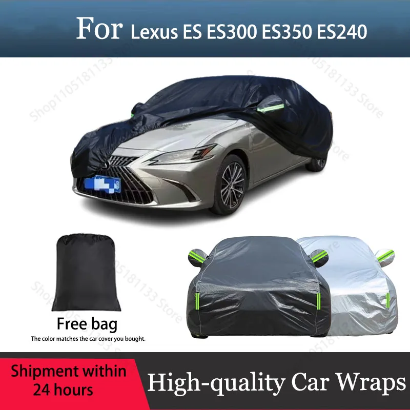 Cawanerl Car Cover Outdoor Anti UV Sun Rain Snow Protector Cover Dust Proof For Lexus ES ES300 ES350 ES240 ES250 ES330 CT200h