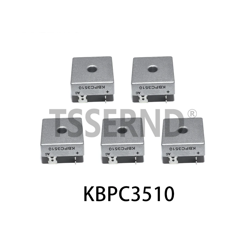 5PCS 10A 15A 25A 35A 50A Diode Bridge Rectifier KBPC5010 KBPC1010 KBPC1510 KBPC2510 KBPC3510 Rectifiers