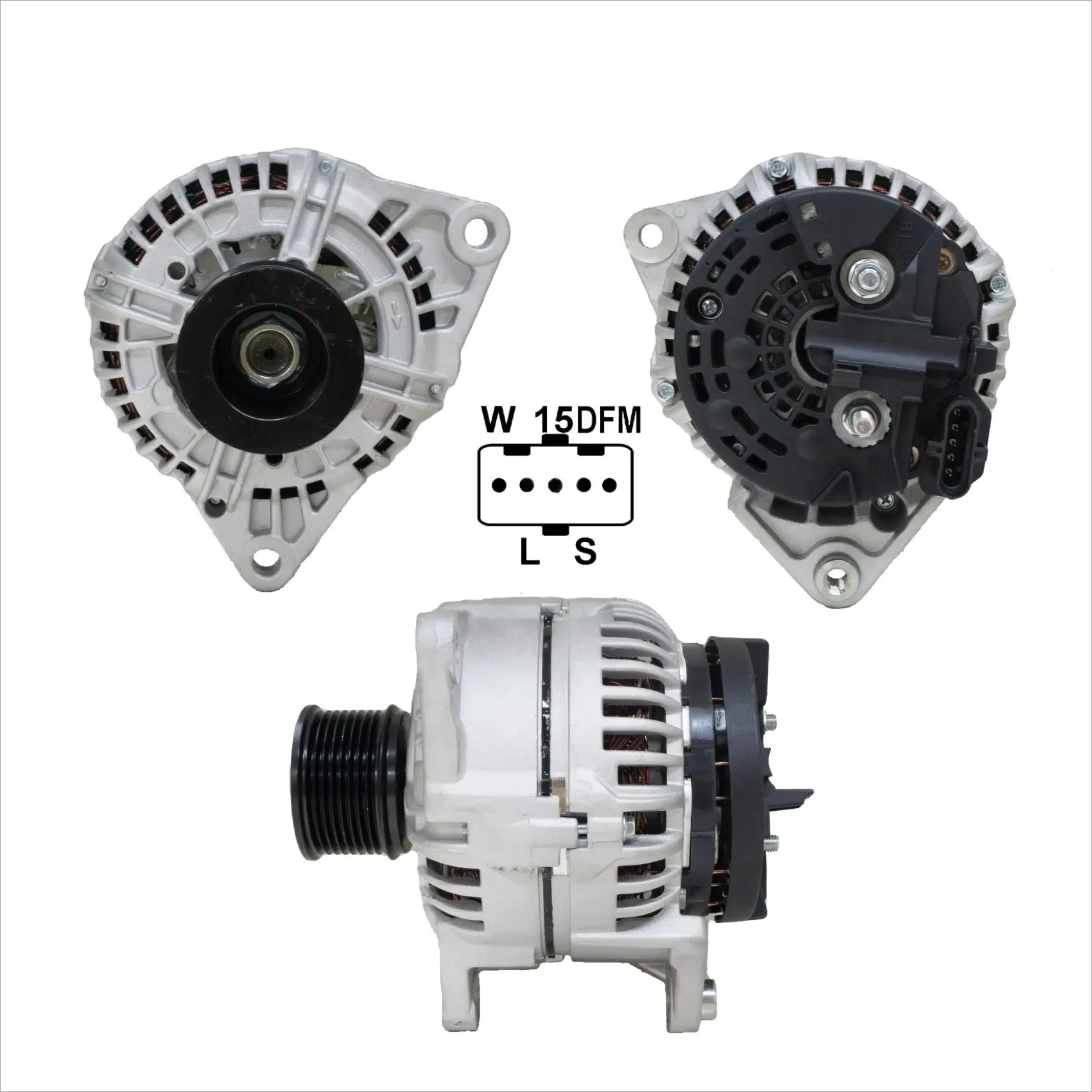Longxun Alternator 24V 90A for IVECO Tector 100E17 120E18 Engines Alternator 028369 028369 115489 CA1812IR 8EL012584471 4892320