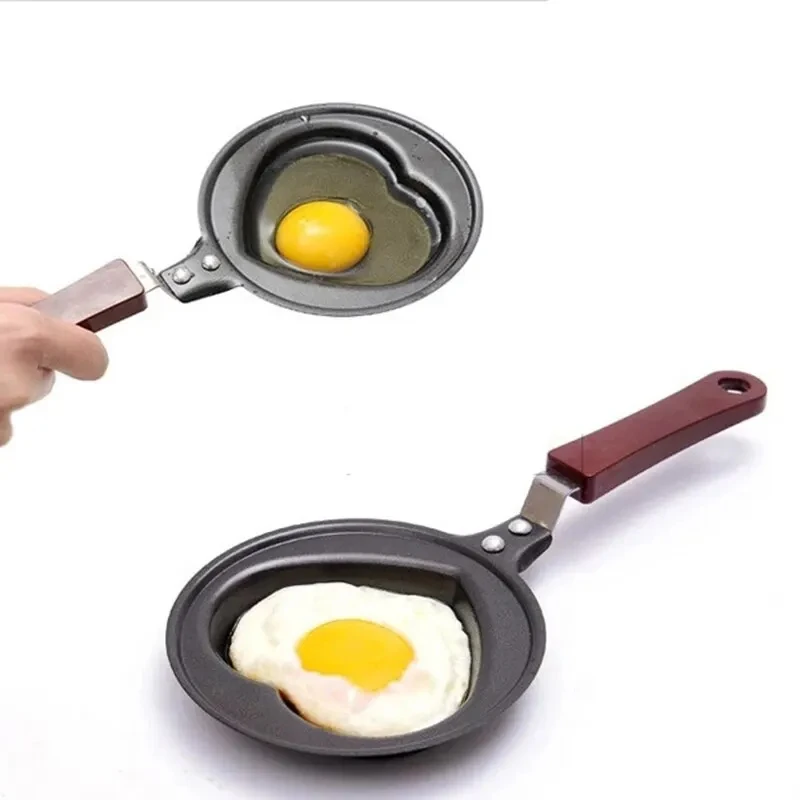 Mini Cartoon Frying Pan Pan Creative Nonstick Household Breakfast Pan Animal Shape Love Omelette Pan