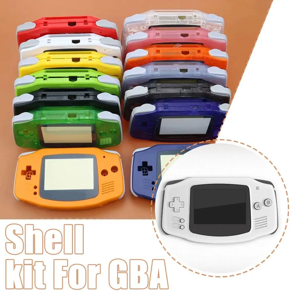 

For GBA Game Boy Advance Full Housing Shell Protective Case Replacement With Buttons Screen Lens Easy Install Game Accessories