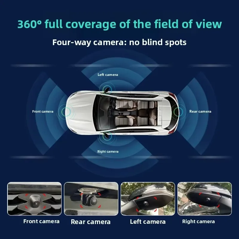 Suitable for  Highlander,Vetlanda, Corolla, Camry, Asia Dragon 360 Panoramic Car Imaging Parking Assist All-in-one Machine