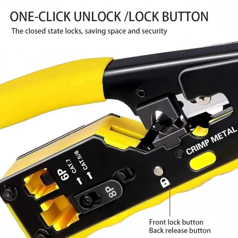 Multi functional network cable pliers, photovoltaic dedicated wiring crimping pliers, professional network tool kit