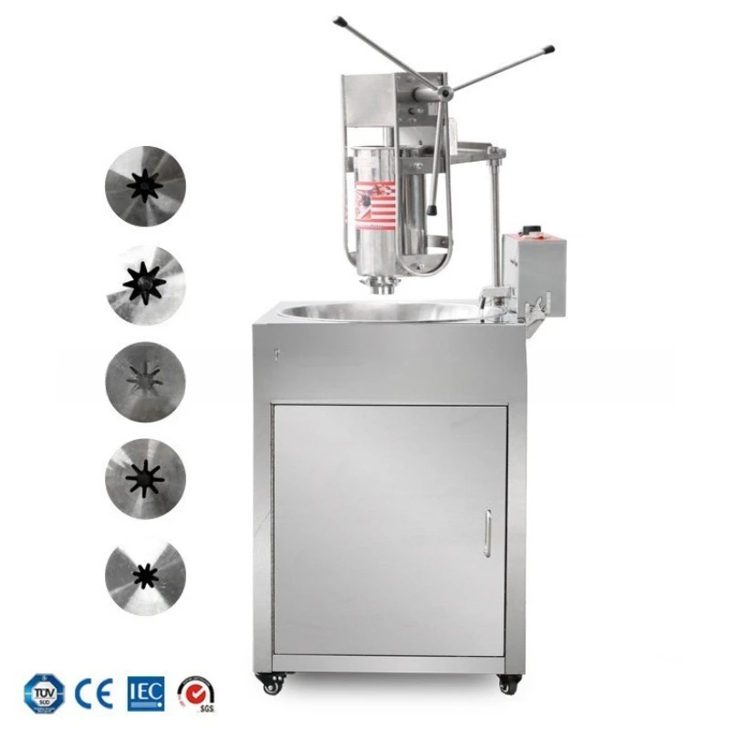 Rotary Latin Fruit Machine, Commercial Jewelry Fruit Machine with Fryer