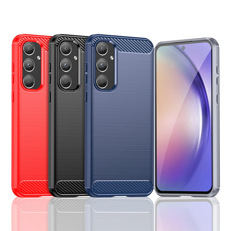 For Samsung Galaxy Case A55 For Samsung Galaxy A55 Cover Soft Silicone Protective Phone Bumper For Samsung Galaxy A55