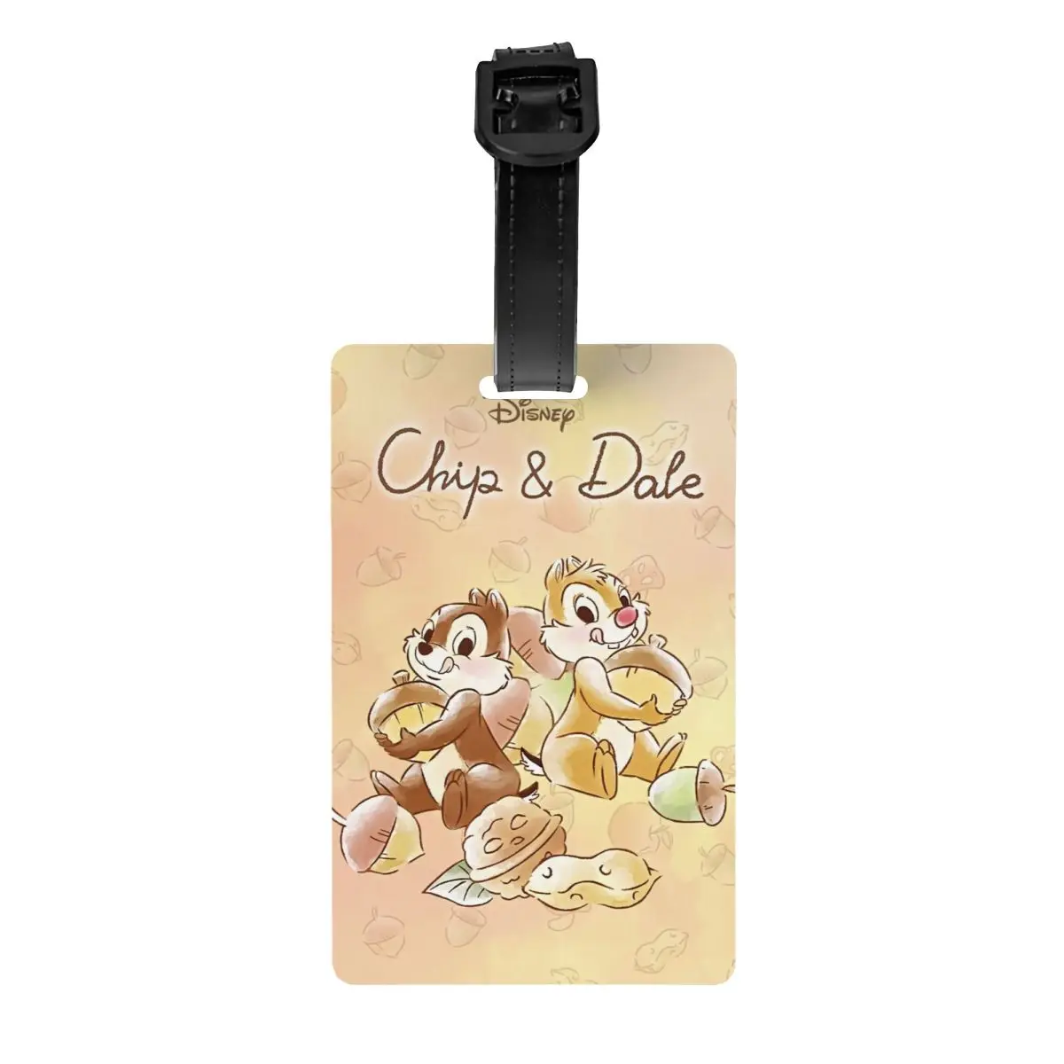 

Изготовленная на заказ багажная бирка с аниме-чипом «n' Dale» с именной карточкой, конфиденциальная обложка, идентификационная этикетка для дорожной сумки, чемодана