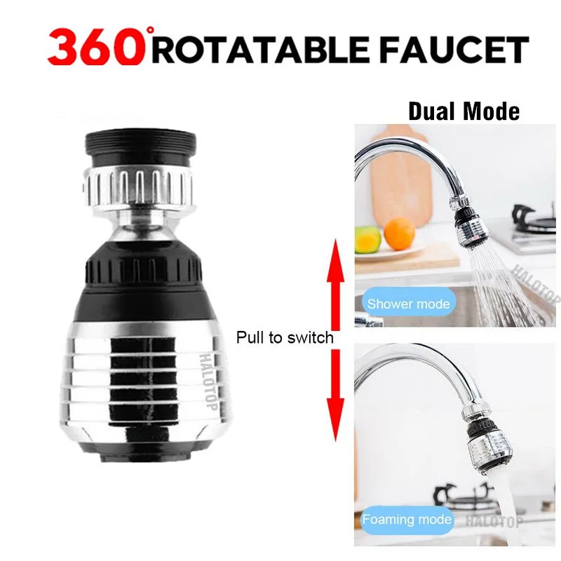 Faucet Sprayer Turbo Flex 360 Flexible Sink Faucet Jet Stream Faucet Extension Part Home Bathroom Gadgets Kitchen Accessories