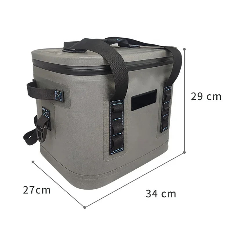 6 Cans 8 Cans 18 Can 100% Leakproof  Zipper Cooler Hypalon Welded Seams TPU Tarpaulin Insulated Soft Sided Cooler