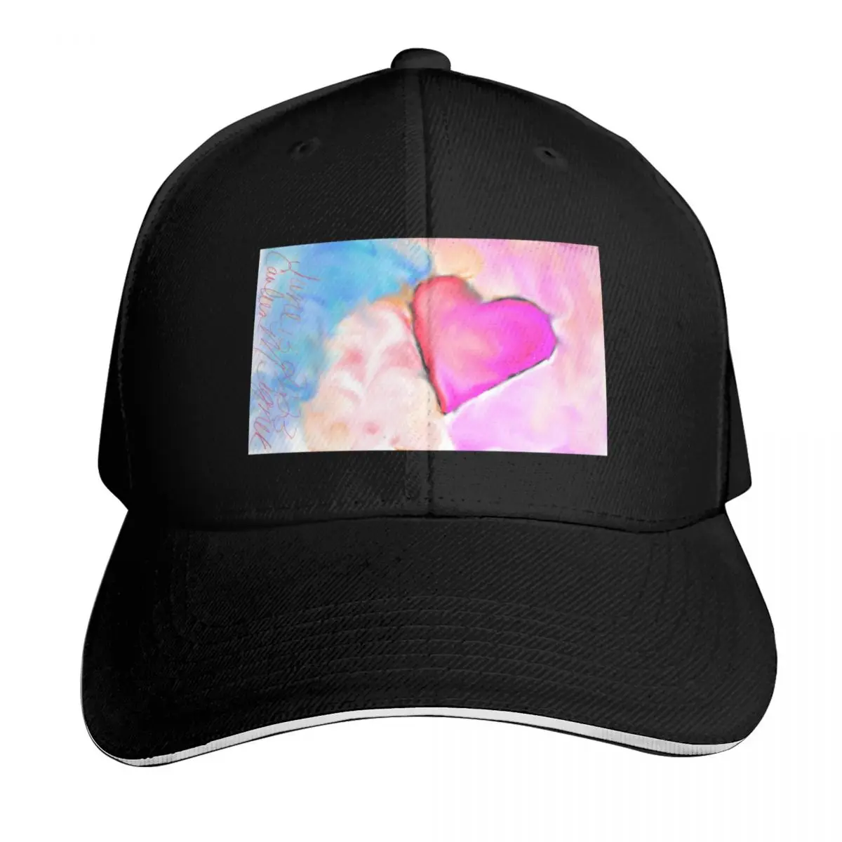 Heart: Floating in the Clouds Baseball Cap Streetwear Hip Hop Trendy Vintage Retro Embroidered Lightweight Packable