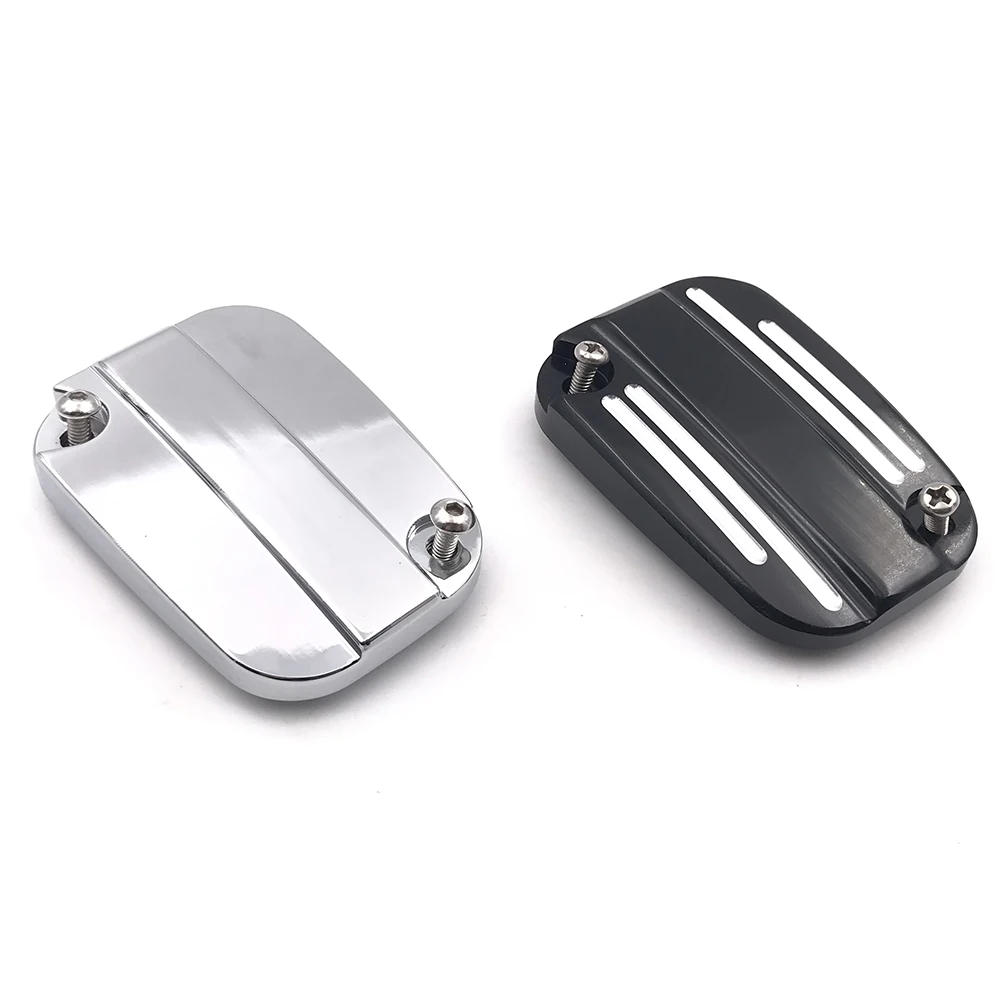 For Harley Touring 2009 2010 2011 2012 2013 Motorcycle Chrome Front brake Master Cylinder Cover pump cap 2008-2017 VRSC Trike