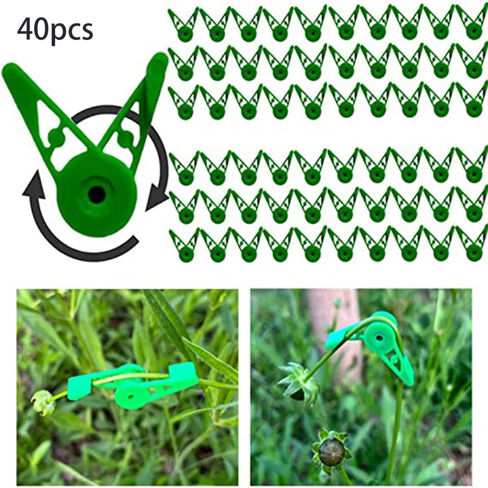 40PCS 360 Degree Adjustable Plant Bending Clips Plant Pipe Bender For Optimal Plant Growth And Training Plant Care