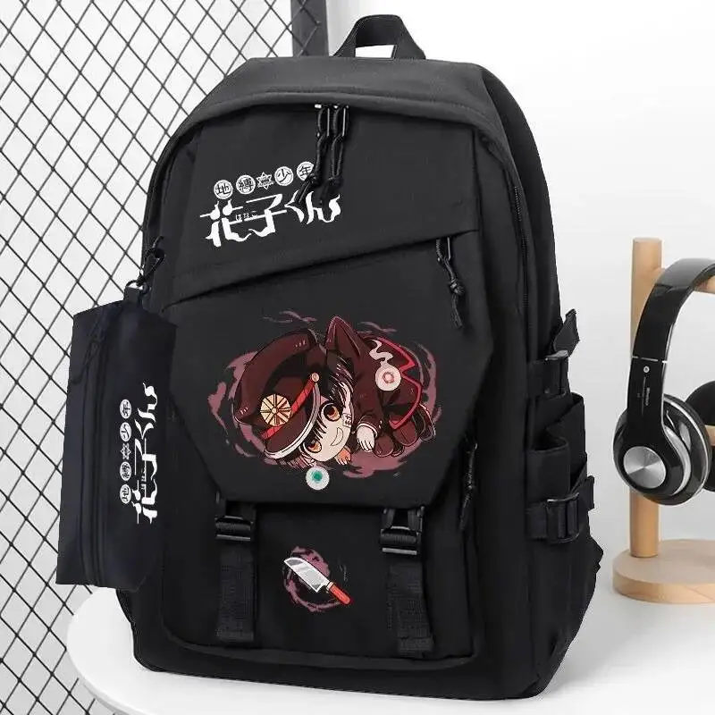 

Anime Game Chibi Toilet-Bound Jibaku Shounen Hanako-Kun Teens School Bags Large Capacity Backpacks
