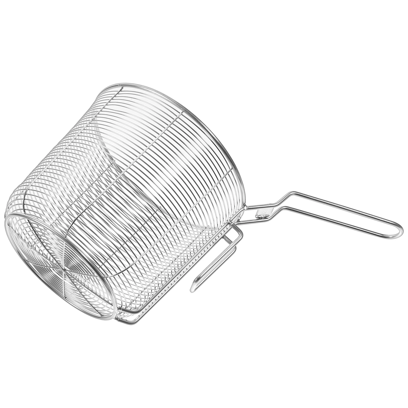 

Stainless Steel Noodle Strainer Spoon Ergonomic Handle Pasta Basket for Draining Cooking Kitchen Tool Mesh Filter Colander
