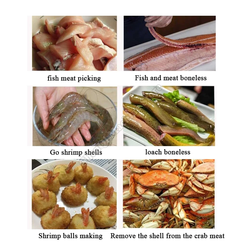 어류 육류 채취 기계 상업용 대규모 304 스테인리스 스틸 완전 자동 생선 뼈 제거 기계