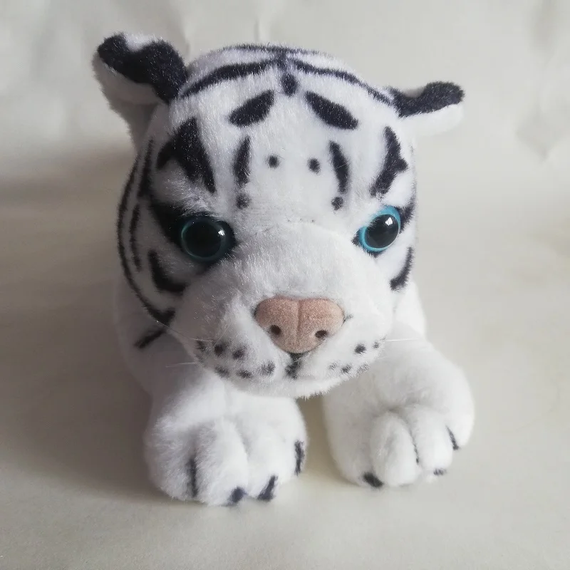 ตุ๊กตาเสือสุดน่ารัก ประมาณ 32 ซม. เสือขาวน่ารัก ท่าทางนอนราบ ตุ๊กตาเสือเนื้อนุ่ม ของเล่นเด็ก ของขวัญคริสต์มาส s2188