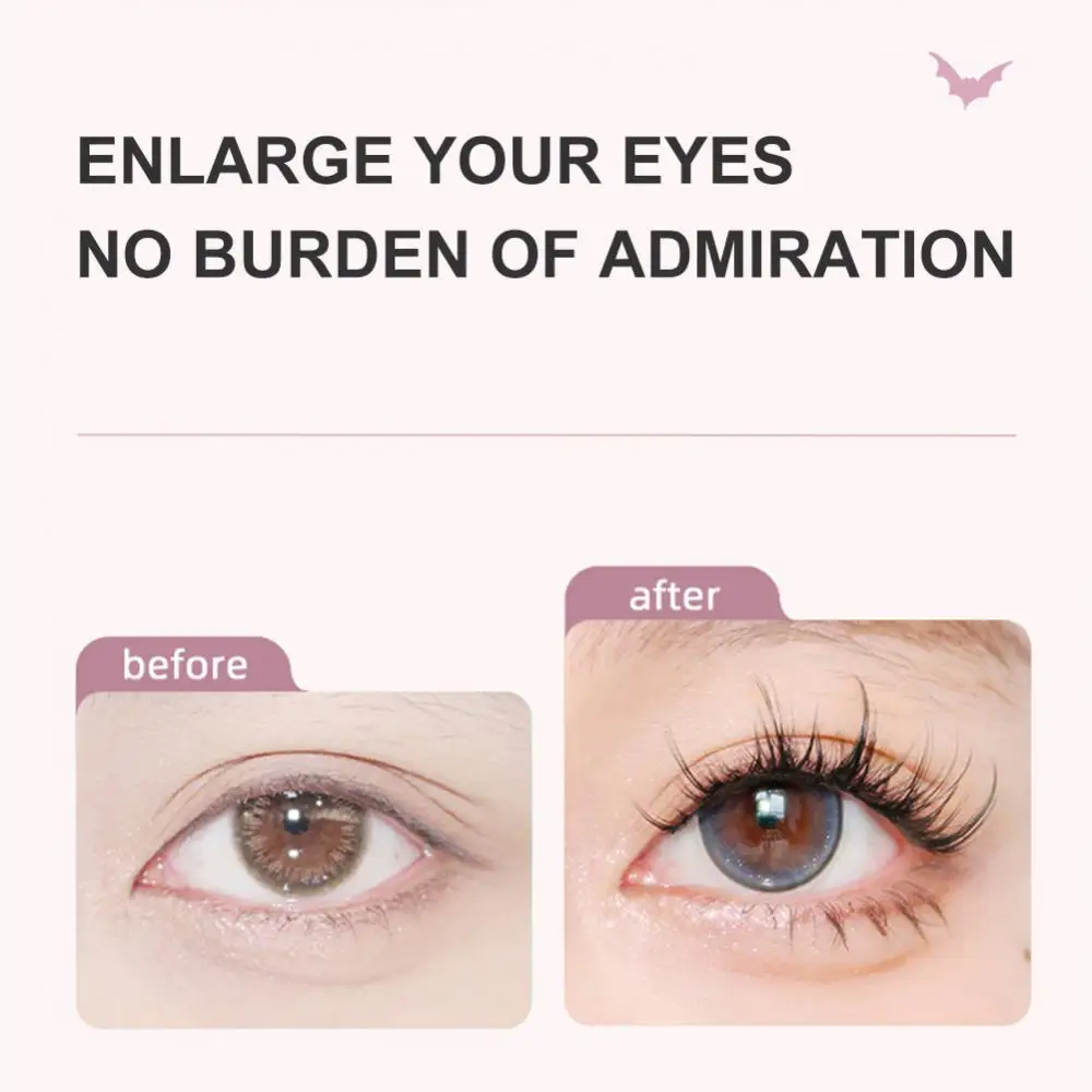 5คู่ Mink การ์ตูนขนตาปลอม3D ธรรมชาติ Fairy Wispy Fluffy Curling Eyelashes Eyelashes เครื่องมือแต่งหน้าความงาม