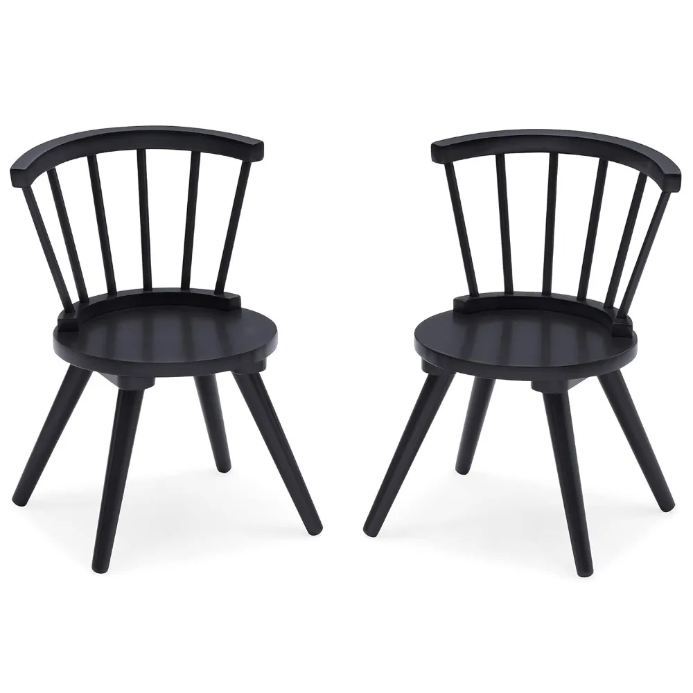 Windsor 2-Piece Chair Set, Midnight Grey