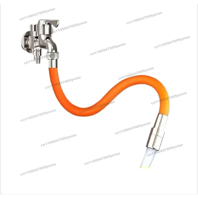 Faucet Extender Universal Rotating Hose Household Splash-proof Head  Water Pipe Faucet Extension Pipe Splash-proof Artifact