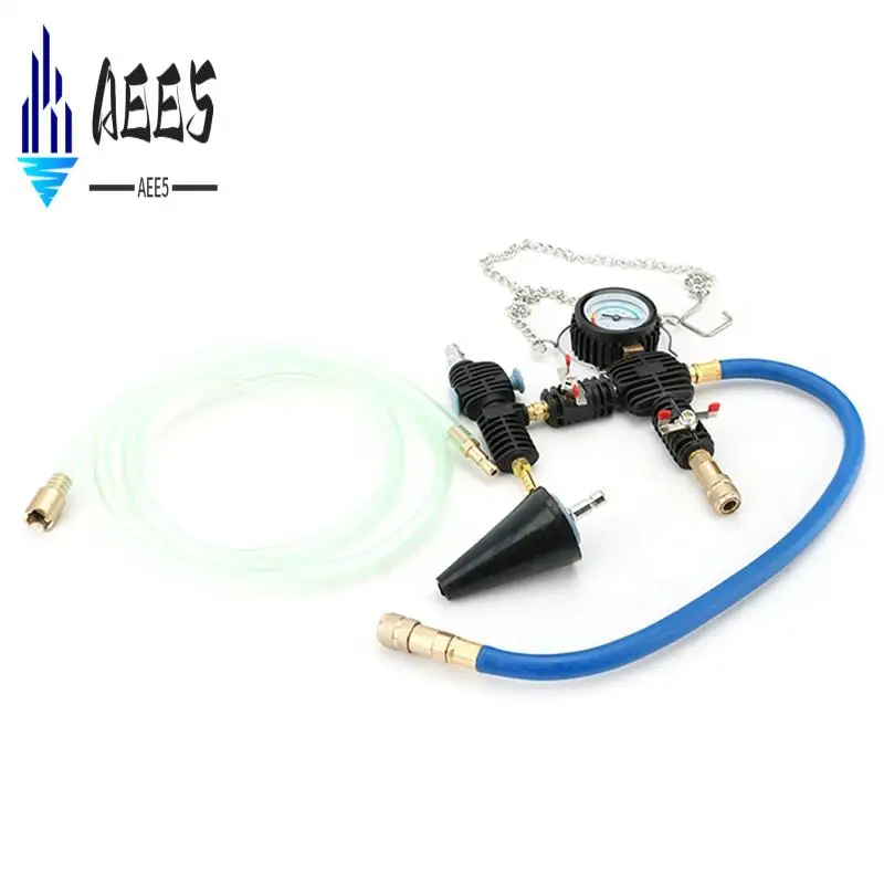 

AEE5-Auto Engine Cooling System Vacuum Purge Coolant Refill Tool, Universal Replace Tool Set With Hose For Car