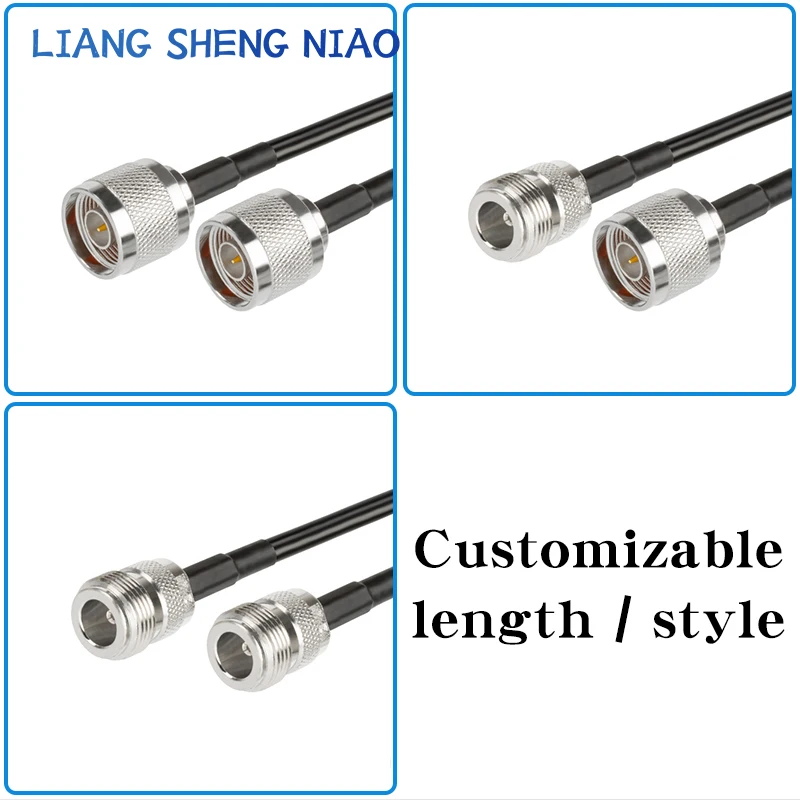 Cable RG58 Mini UHF SO239 PL259, conector hembra a SMA macho, Coaxial RF, recto, uhf a N a uhf, 0,3 m-50m