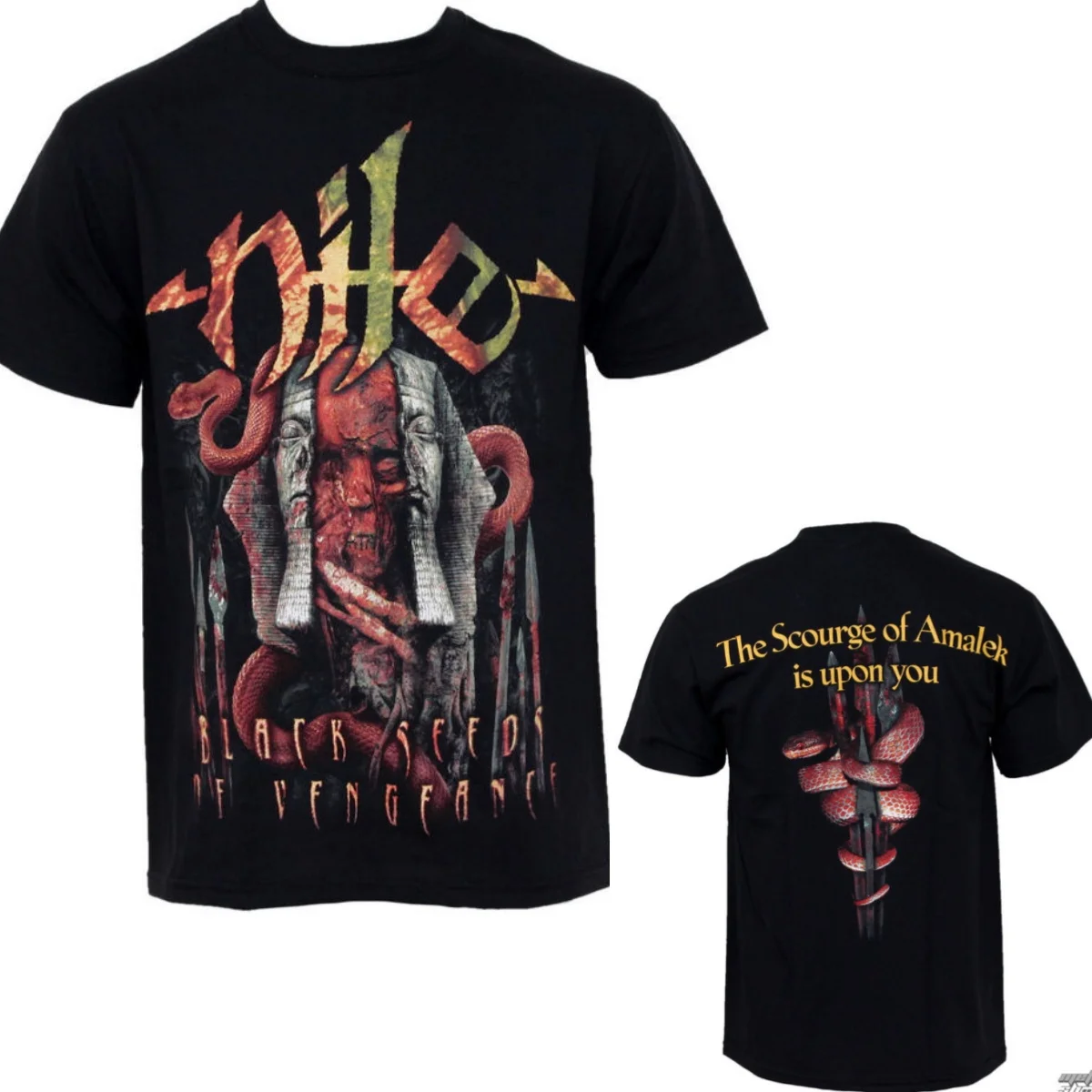 Nile Graphic Cotton Band T-shirt Unisex Summer Short Sleeve Fashion Brand Tee Luxury Casual Vintage Tees