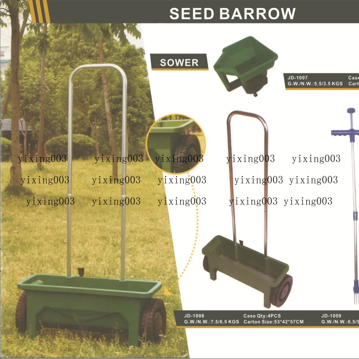 12L Large Capacity Seeder, Brand New Plastic Material, High Quality Agricultural Sowing Machine