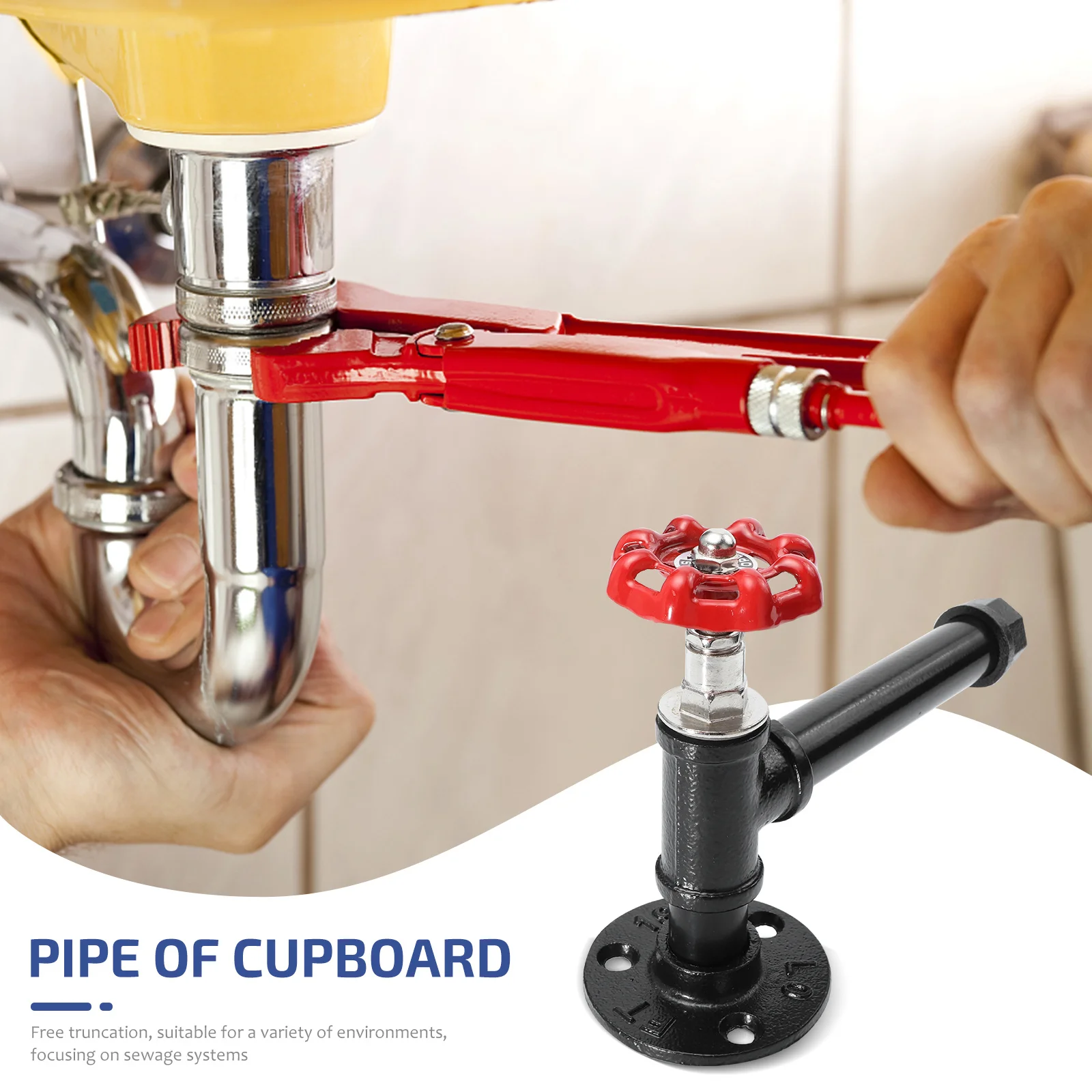 

1pc Iron Art Handle Water Shaped Pull Vintage Cabinet Knob For Furniture Wardrobe Drawer Home Decoration Hardware Accessory