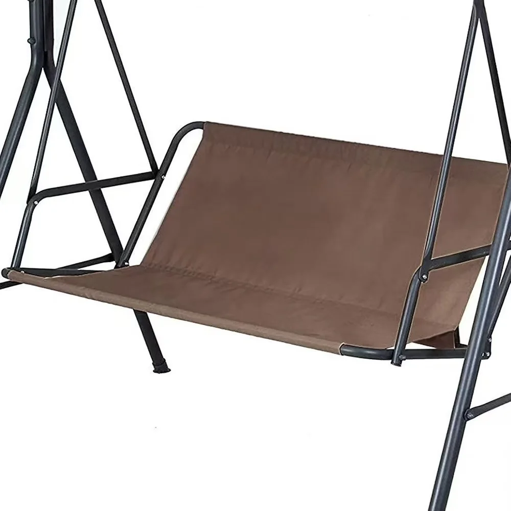 Outdoor Relaxation, 600D Fabric Swing Seat Cover, All-Season Non-Waterproof Patio Bench Protection, Fits 2-Seater Swing, Green view 6