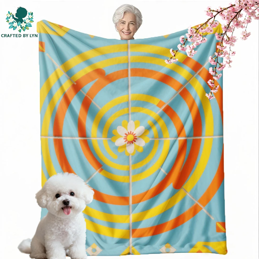 

Flannel | Flowers,Animal,Constellation| Room Decor Blanket, Camping Stuff,Festive Gift Selectio | Soft and delicate | Keep warm