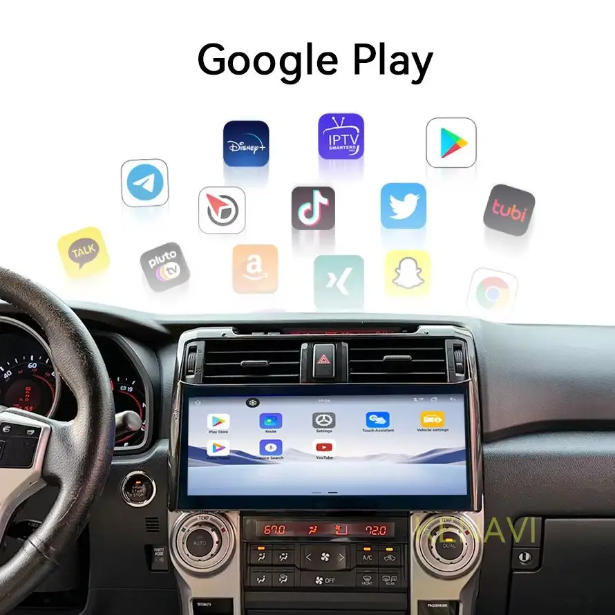 UIS7862 12nm 2.0GHz Car Stereo Radio For Toyota 4 Runner 2009‑2019 DSP AM FM Wireless Carplay Android Auto GPS Multimedia Player