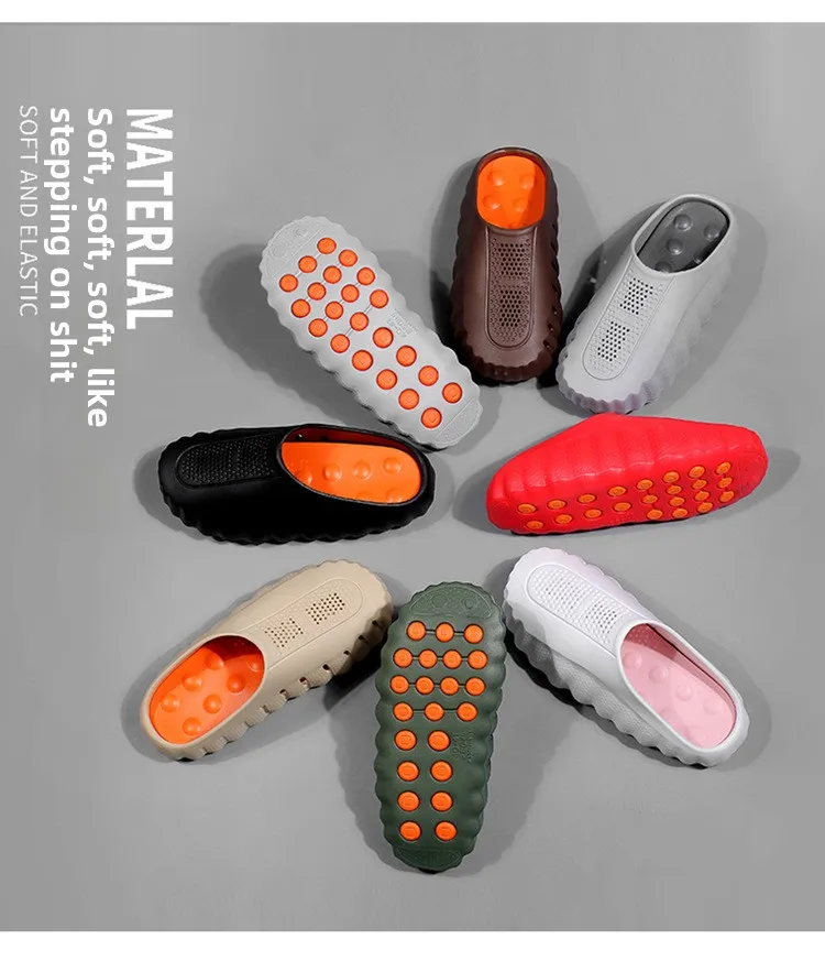 Herren-Massage-Hausschuhe, Indoor- und Outdoor-Sandalen, Strand-Sandalen, bequeme, weiche Pantoletten, Clogs, Freizeitschuhe, Herren- und Damenschuhe, Hausschuhe für den Sommer. – Detail 6