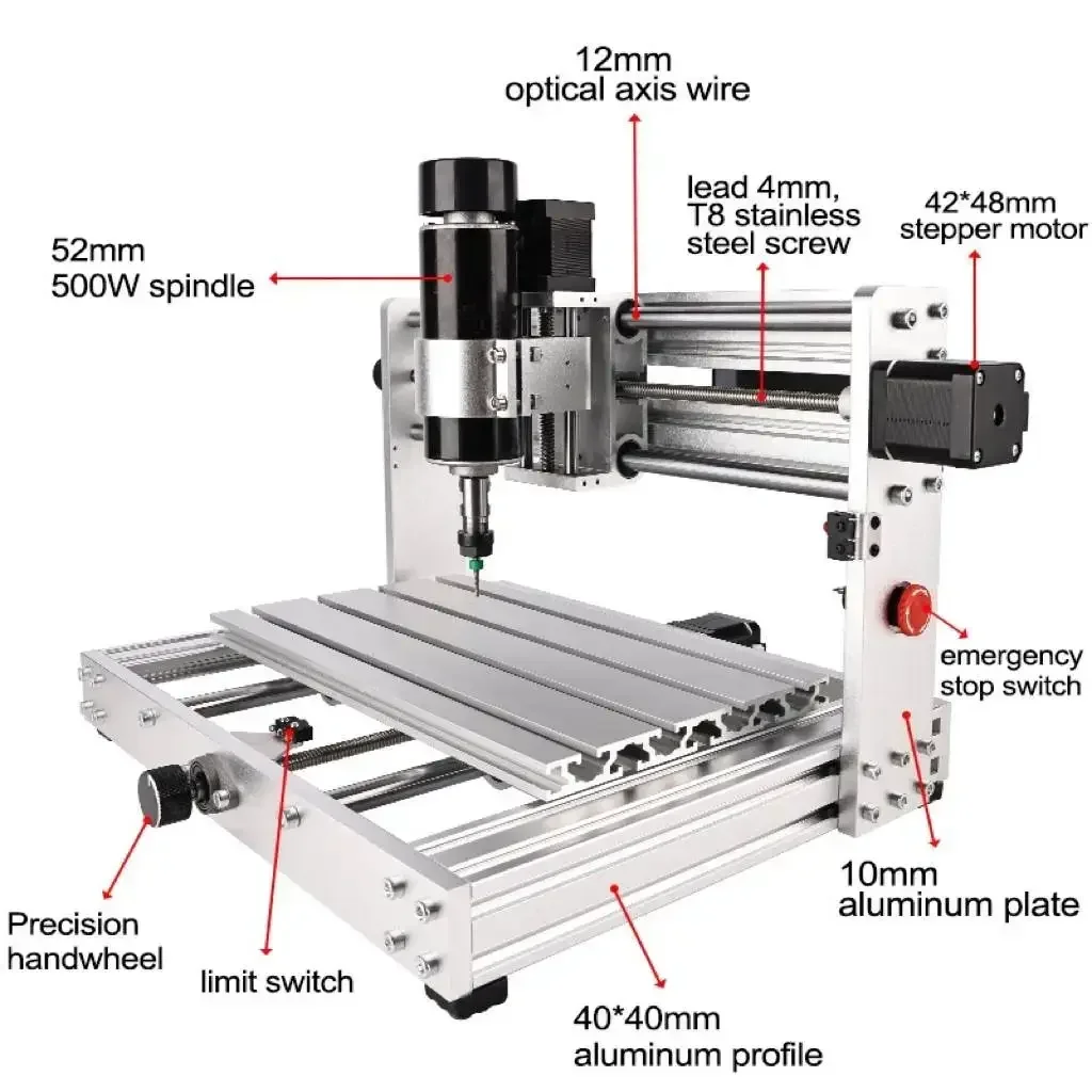 High Precision 3018 Max Cnc Routers Para Madera