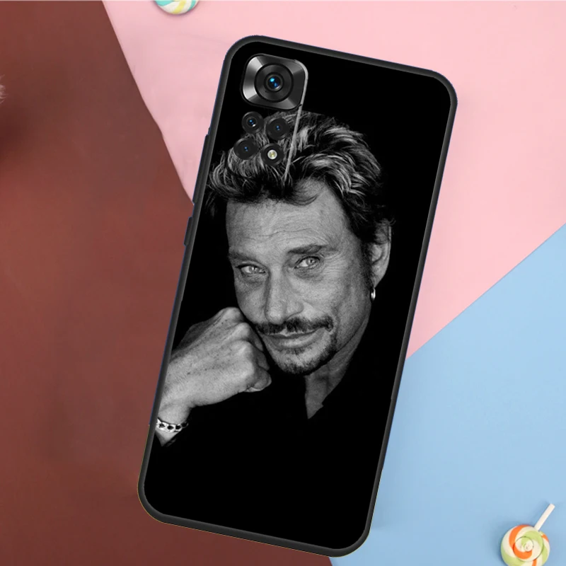 Johnny Hallyday Music Phone Case For Xiaomi Redmi Note 12 11 10 8 9 Pro 8T 9S 10S 11S 12C 9C 9T 10A 10C Cover