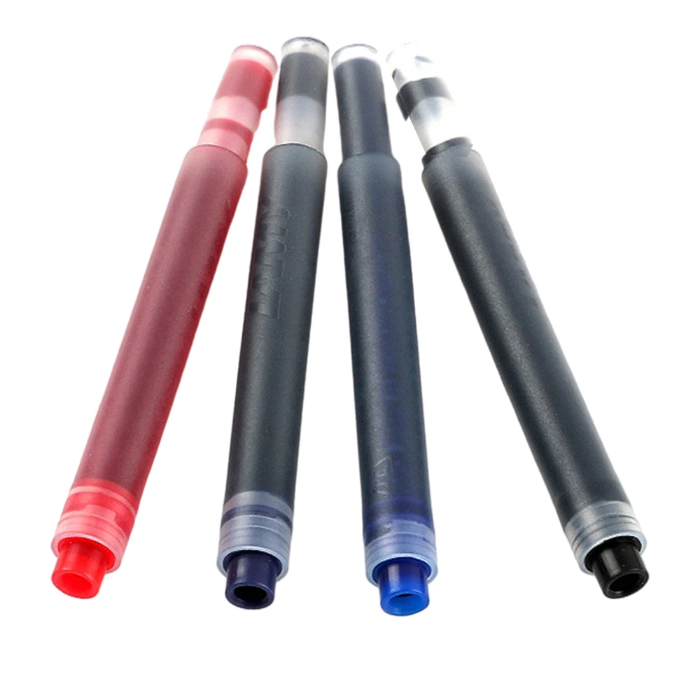 5Pcs T10 Inkt Cartridge Vulpen Inktpatronen Pen Refill Voor Lamy Zwart Blauw Rood Briefpapier Kantoor Schoolbenodigdheden schrijven