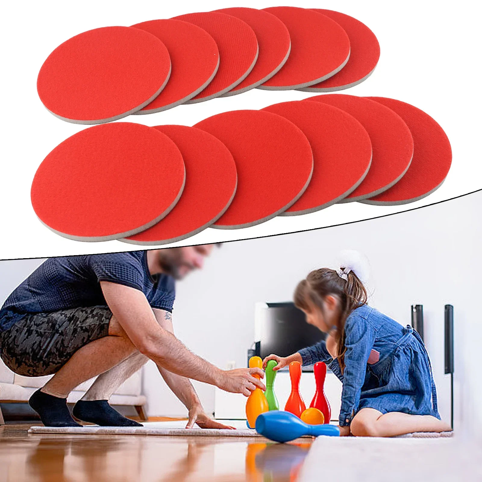 Ball Polishing Bowling Sanding Pads Portable Replacement Tools 5 Grids 5 Inches Compact Deep Cleaning Easy Carrying