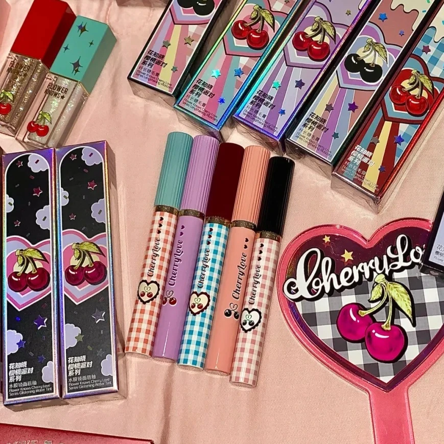 Flower Knows Mascara Cherry Party Series Multicolor Makeup With Fibre Brush Lengthening Perfectly Defined Lashes 4.4ml